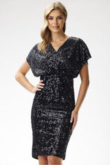 Sequin evening dress