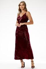 Fitted evening dress