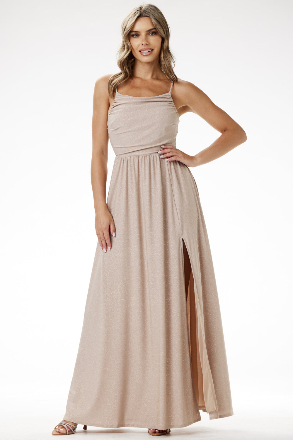 Fitted evening dress