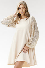 Sequin evening dress