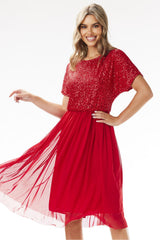 Sequin evening dress