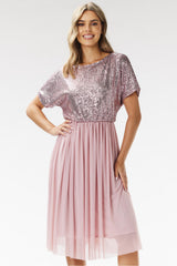 Sequin evening dress