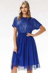 Sequin evening dress