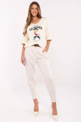 Viscose trousers