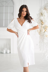 Wrap cocktail dress
