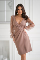 Sequin evening dress