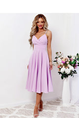 Wrap evening dress