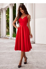 Wrap evening dress