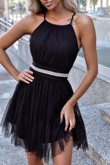 Tulle evening dress