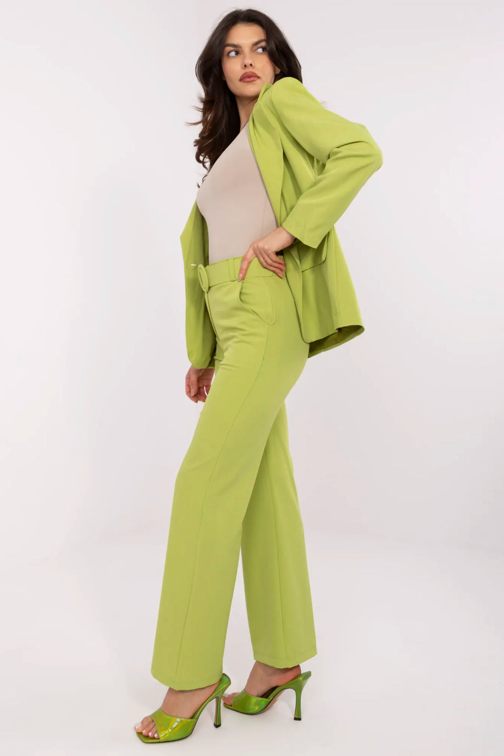 Shiny trousers