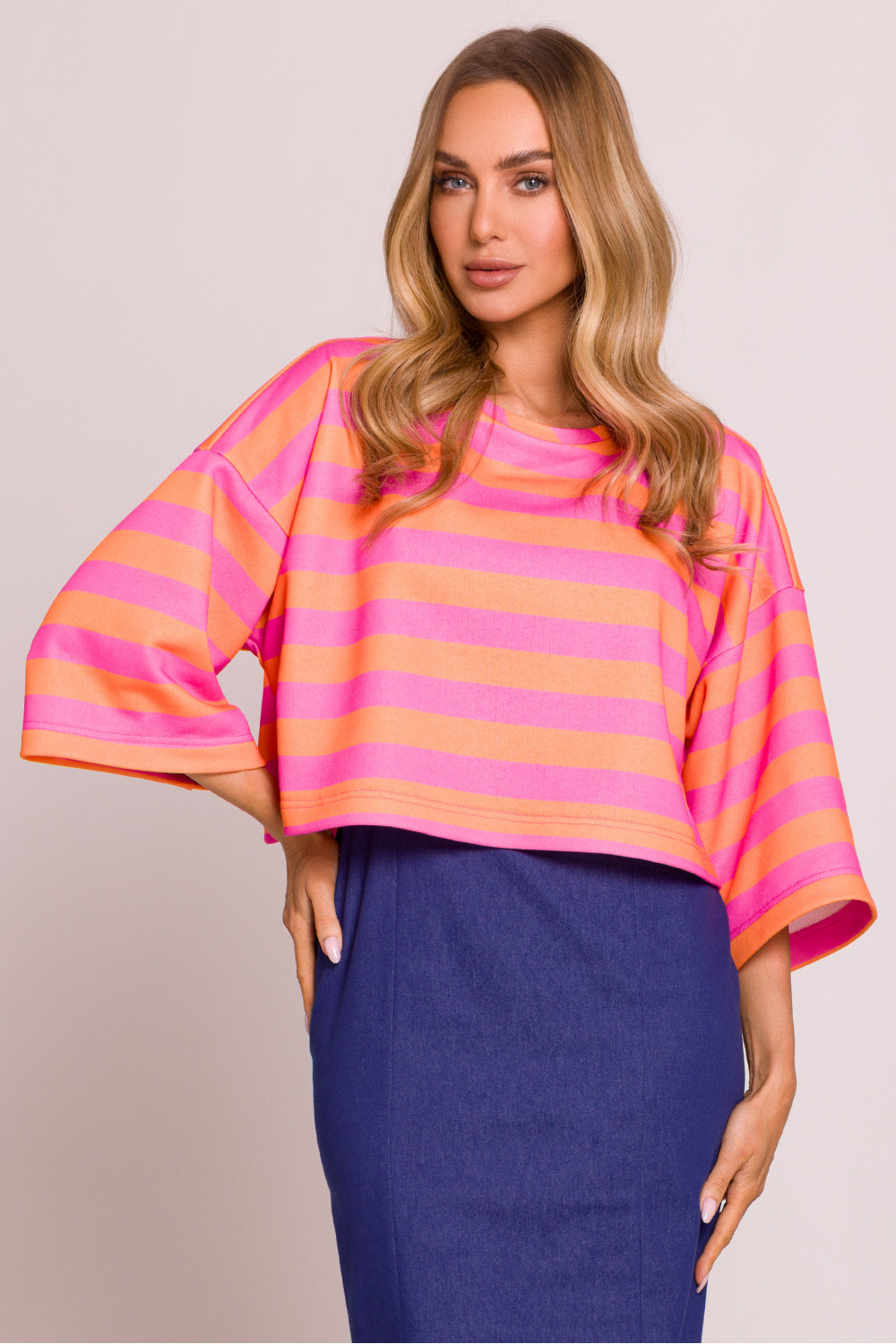 Knit blouse