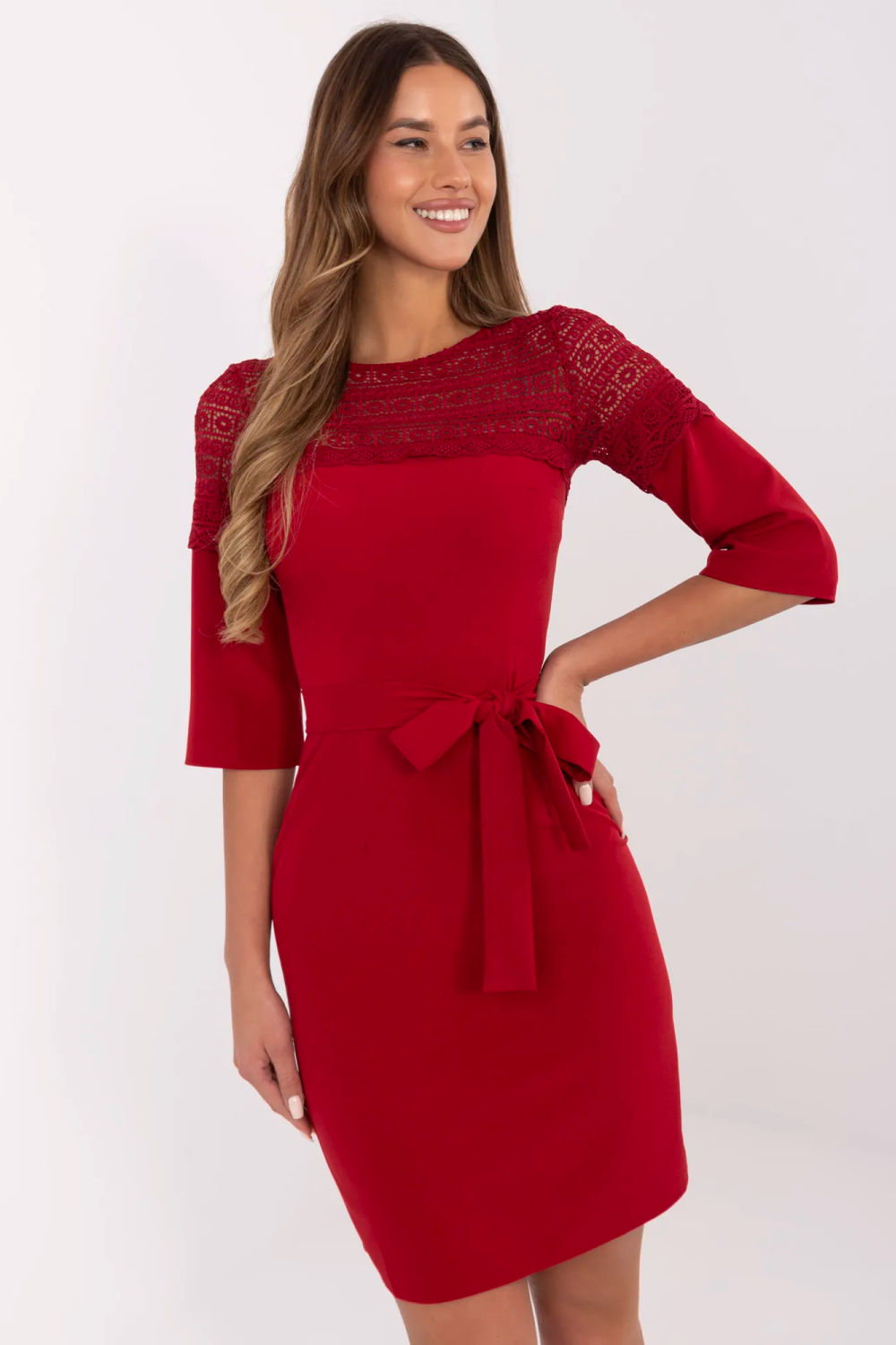 Lace cocktail dress