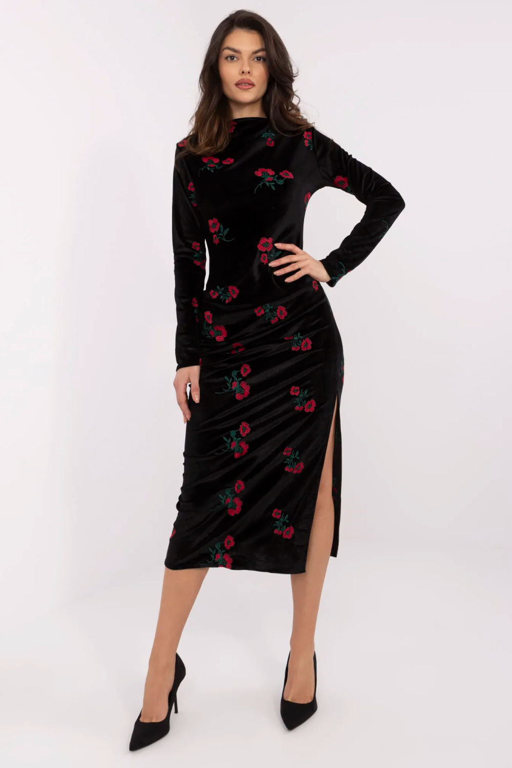 Midi evening dress