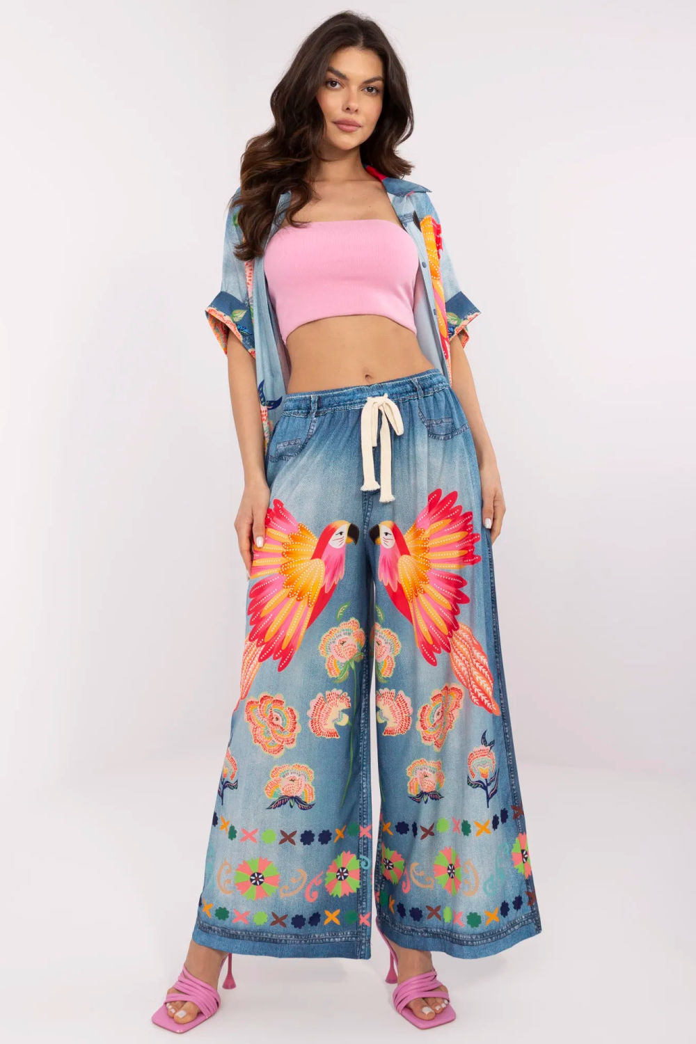 Viscose trousers