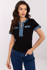 Denim blouse