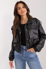 Leather coat