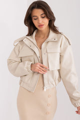 Leather coat