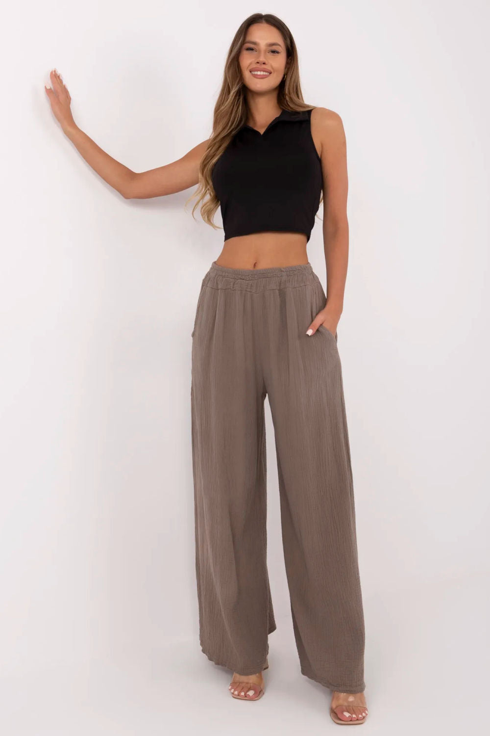 Fitted trousers