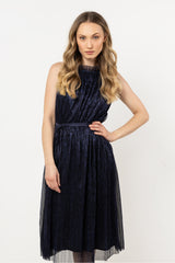 Satin evening dress
