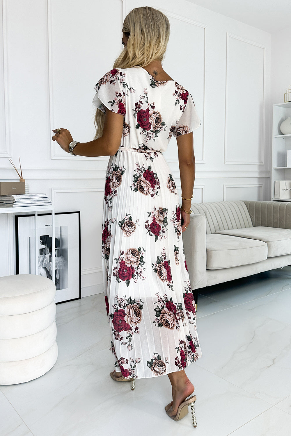 Chiffon cocktail dress