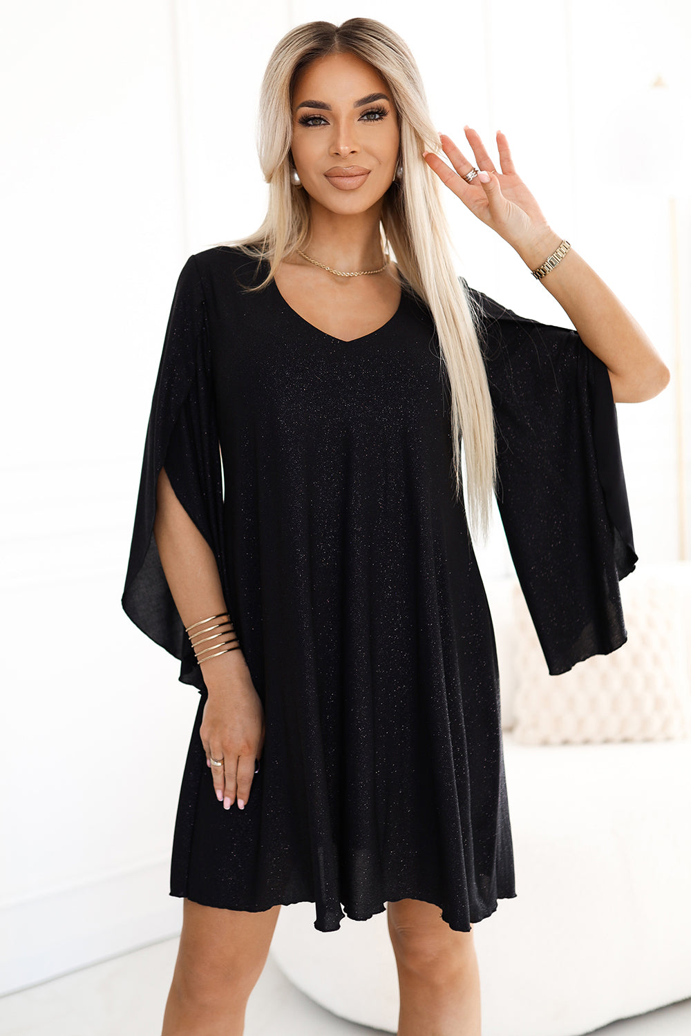 A-line evening dress