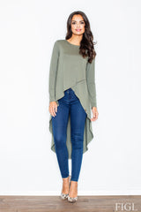Asymmetrical blouse