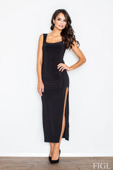 Fitted evening dress