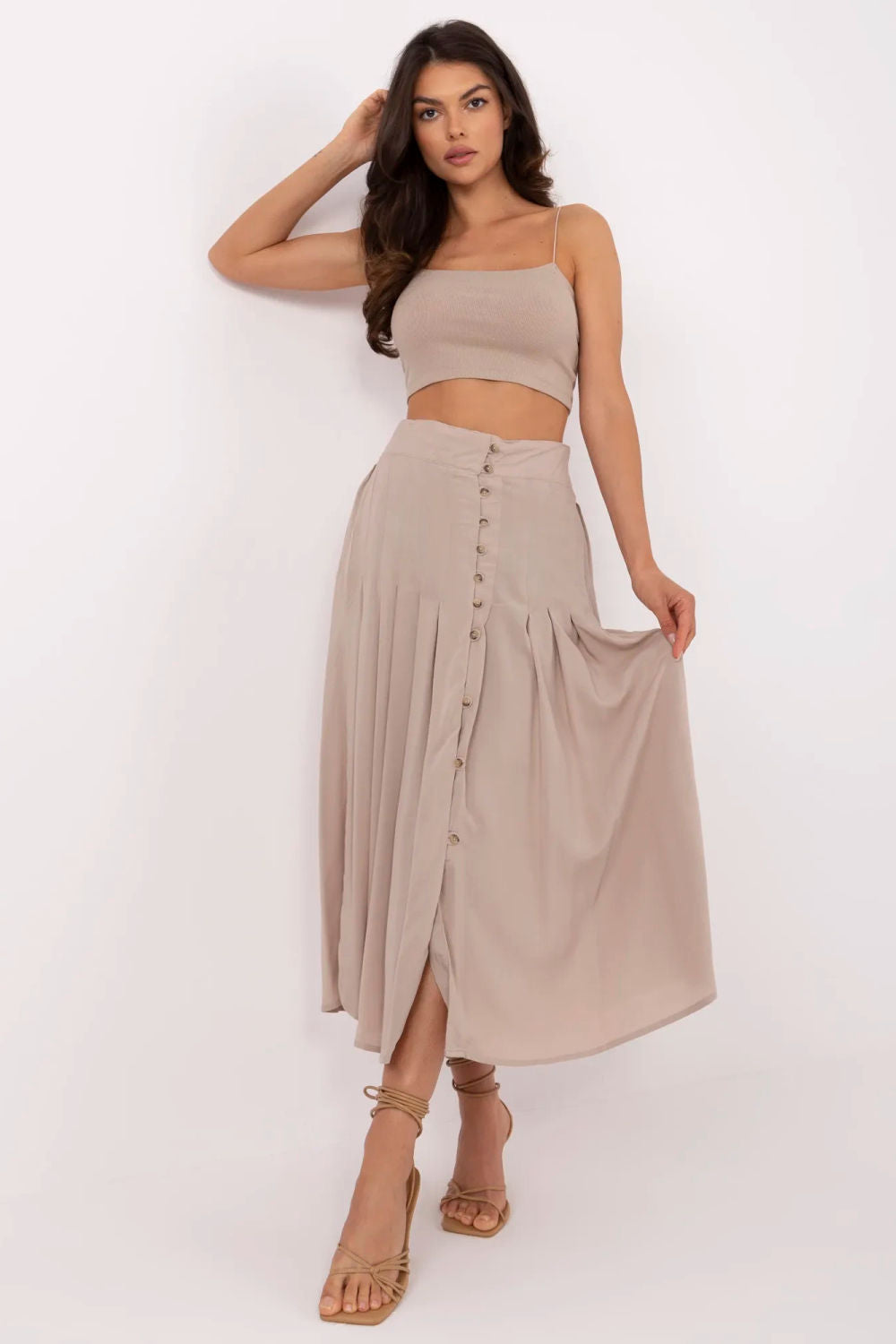 Pleated skirt