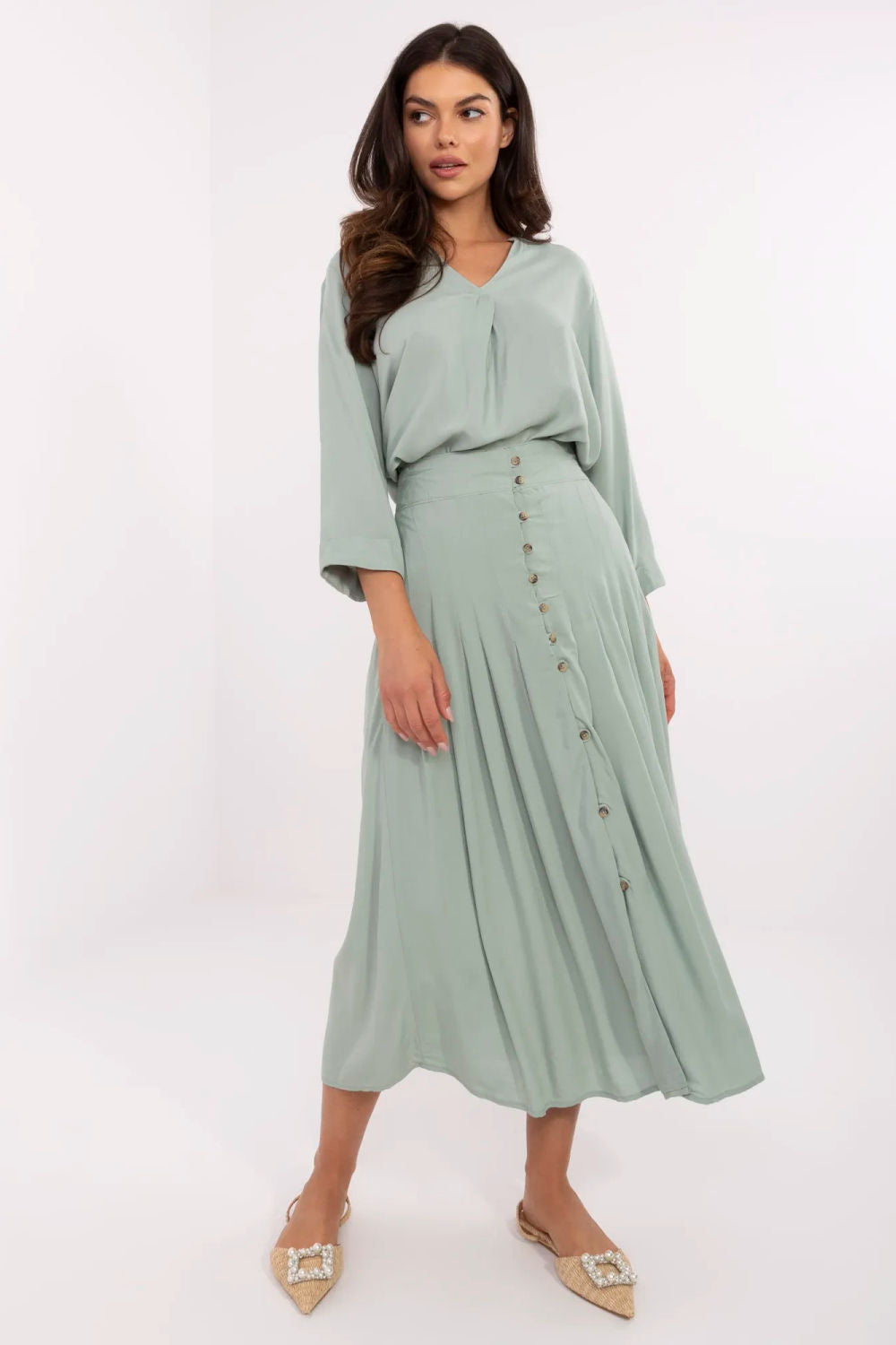 Pleated skirt