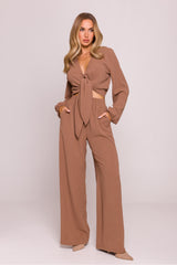 Crepe trousers