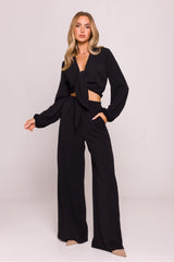 Crepe trousers