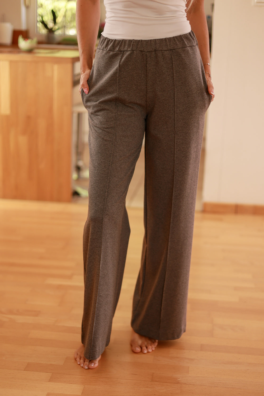 Knit trousers