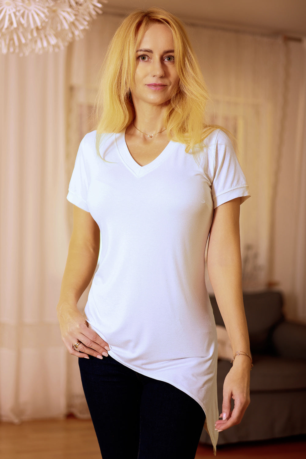 Elastic blouse
