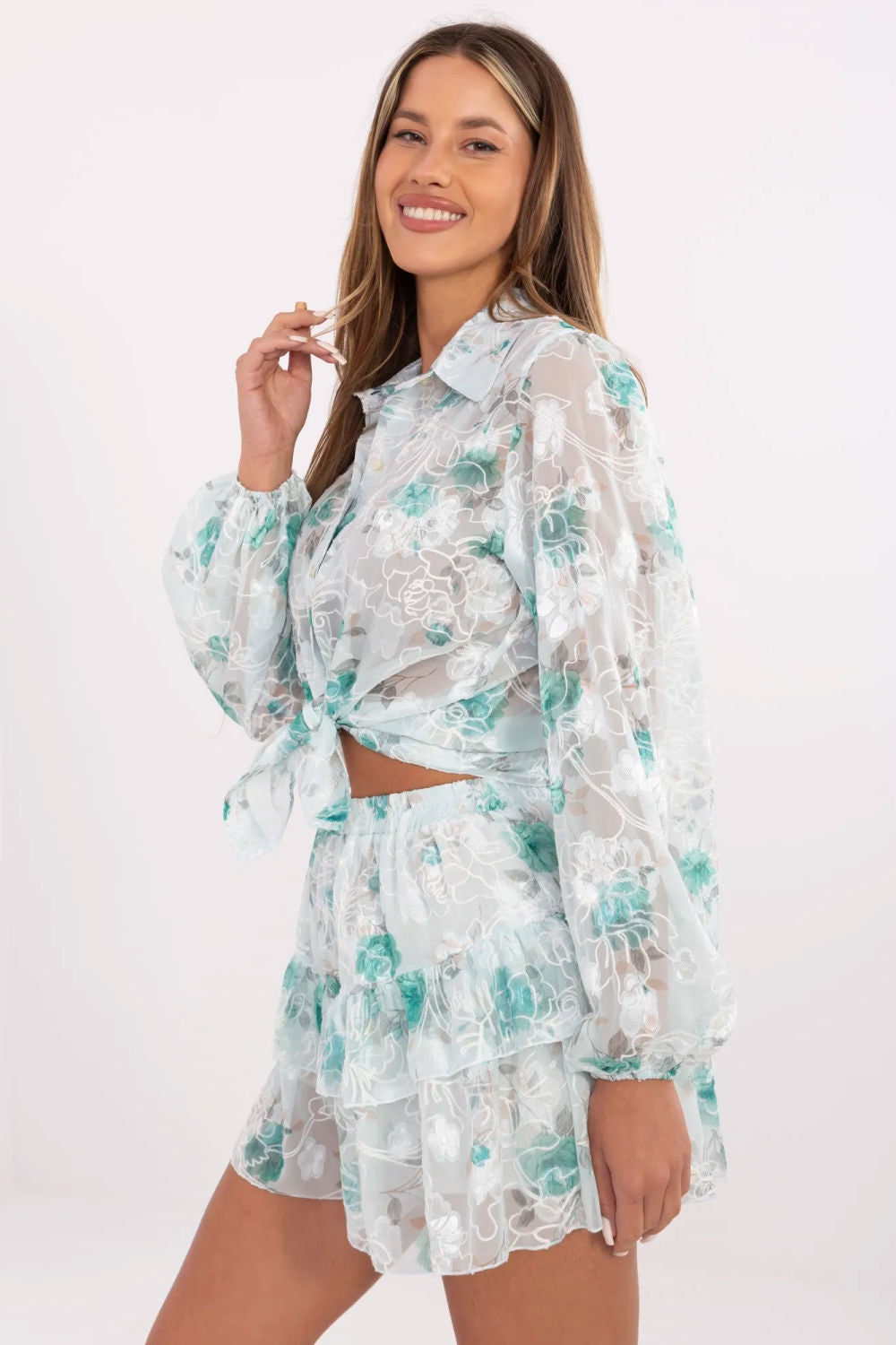Floral trousers
