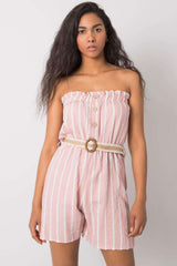 Striped playsuit