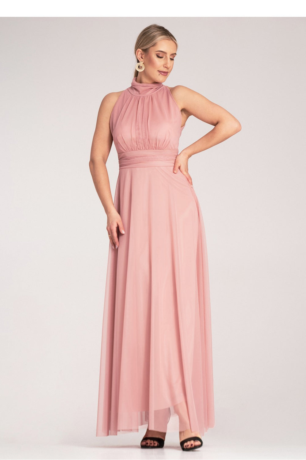 Fitted evening dress