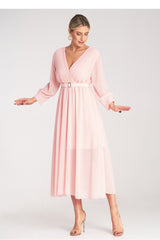 Pleated cocktail dress