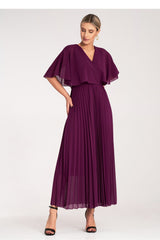 Pleated cocktail dress