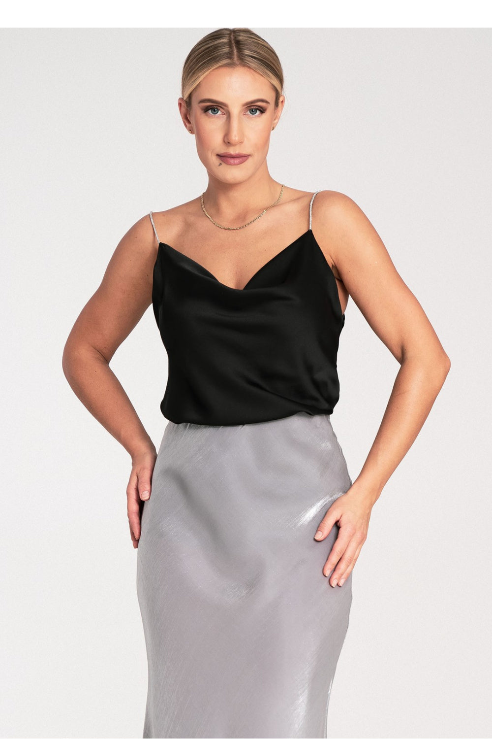 Satin top