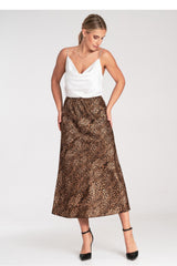 Satin skirt