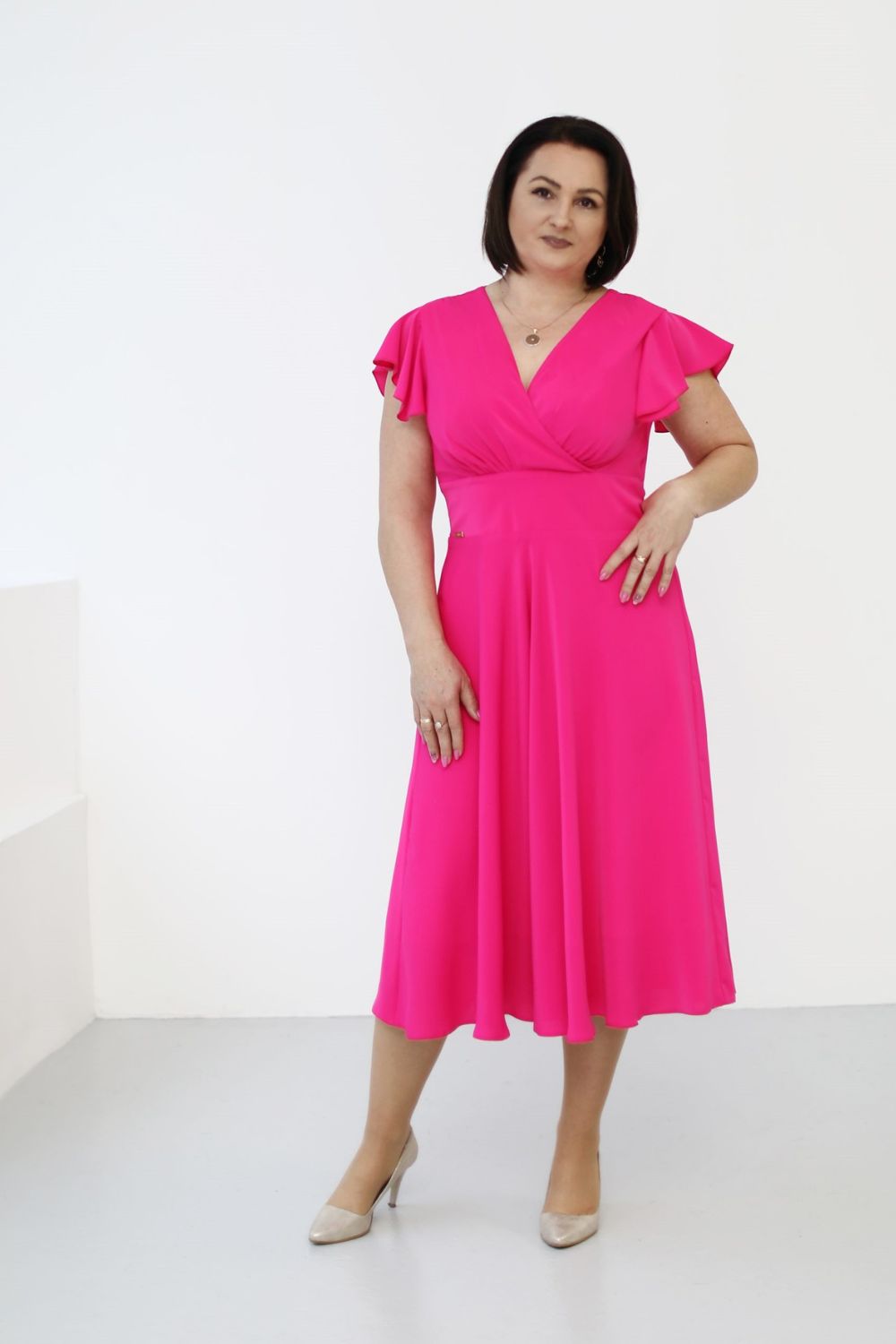 Wrap cocktail dress