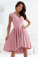 Lace evening dress