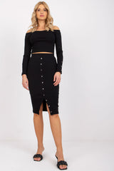 Ribbed skirt