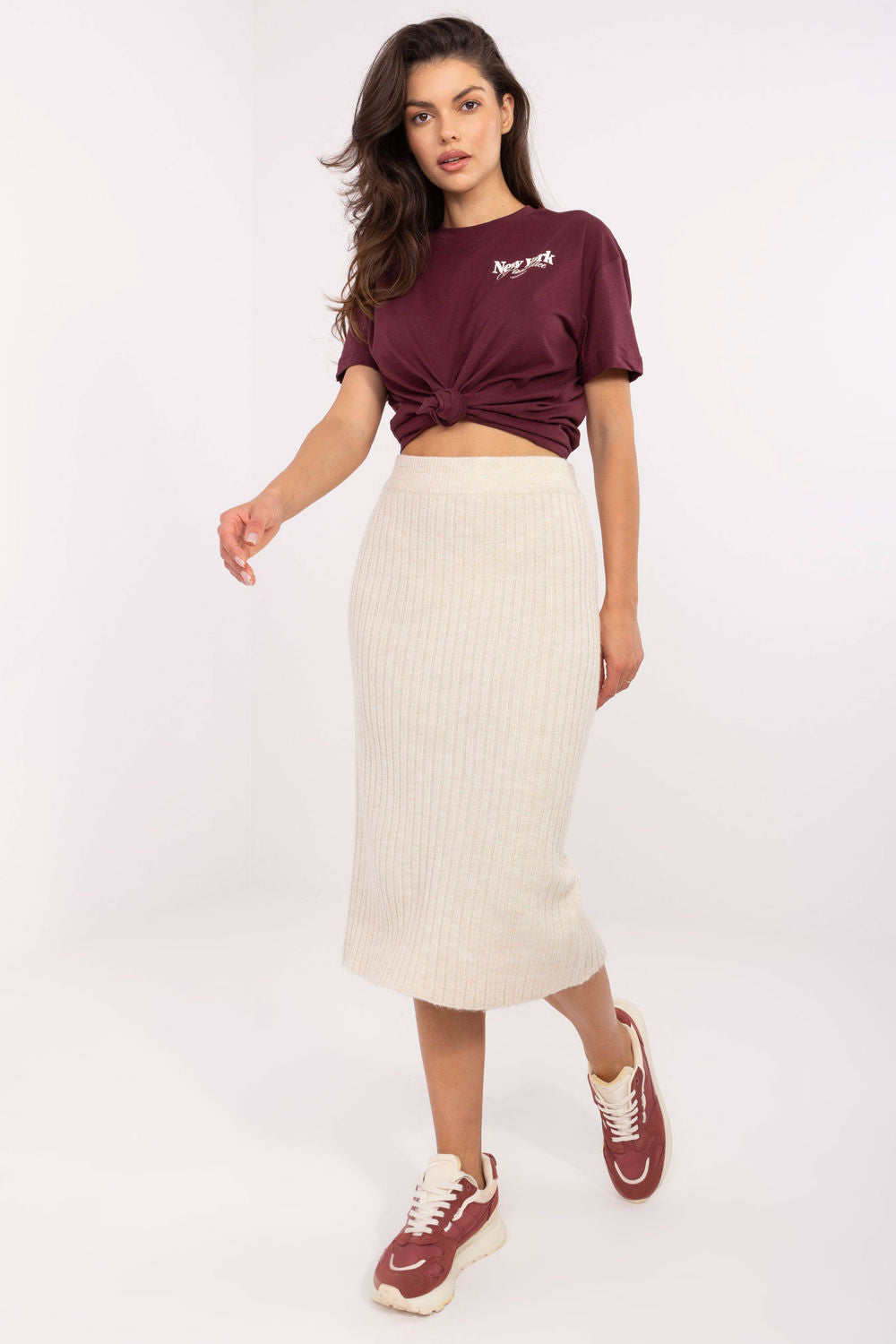 Wool skirt