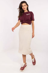 Wool skirt