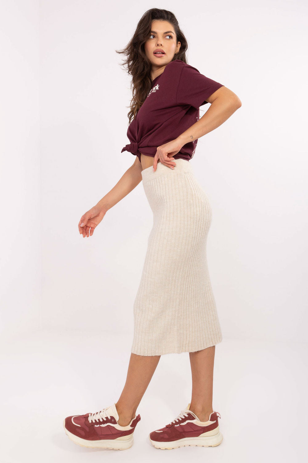 Wool skirt