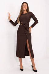 Wrap evening dress