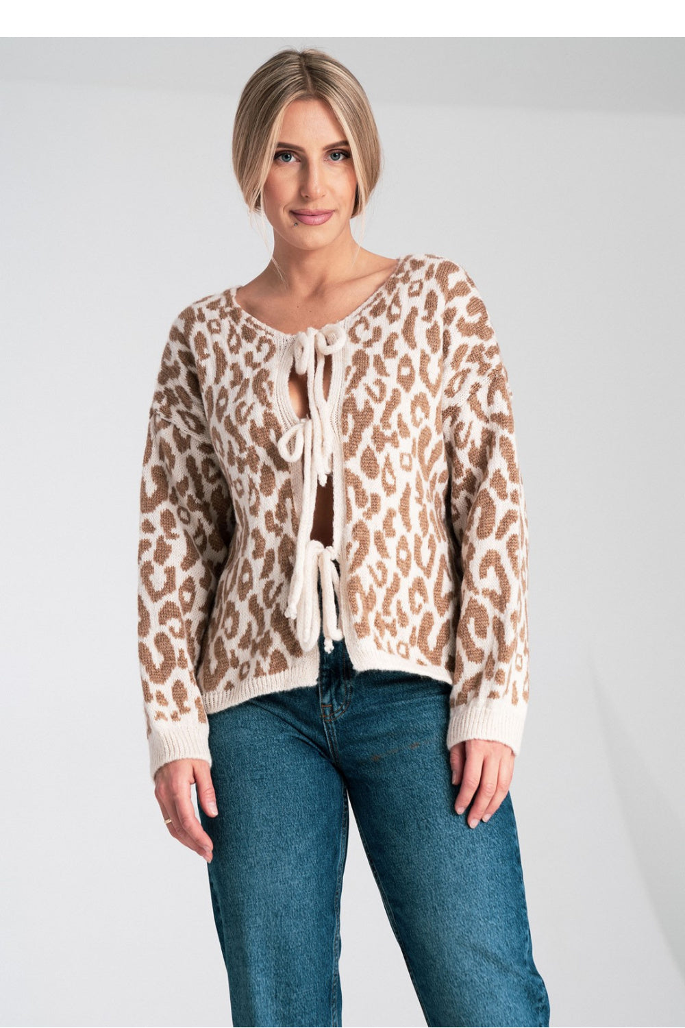 Acrylic cardigan