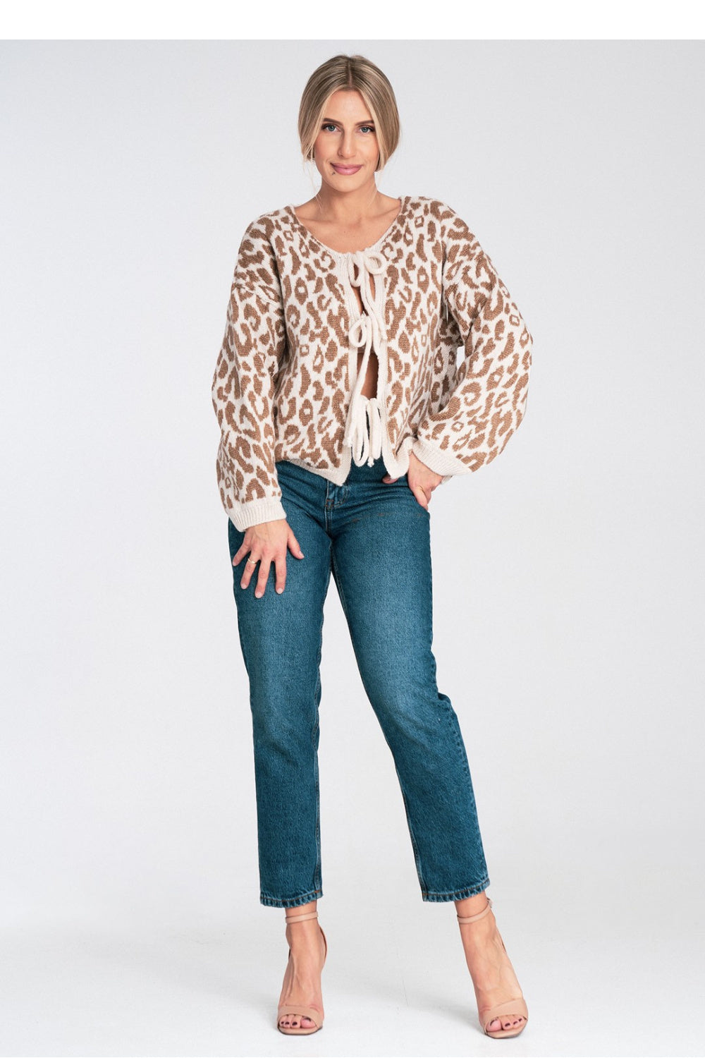 Acrylic cardigan