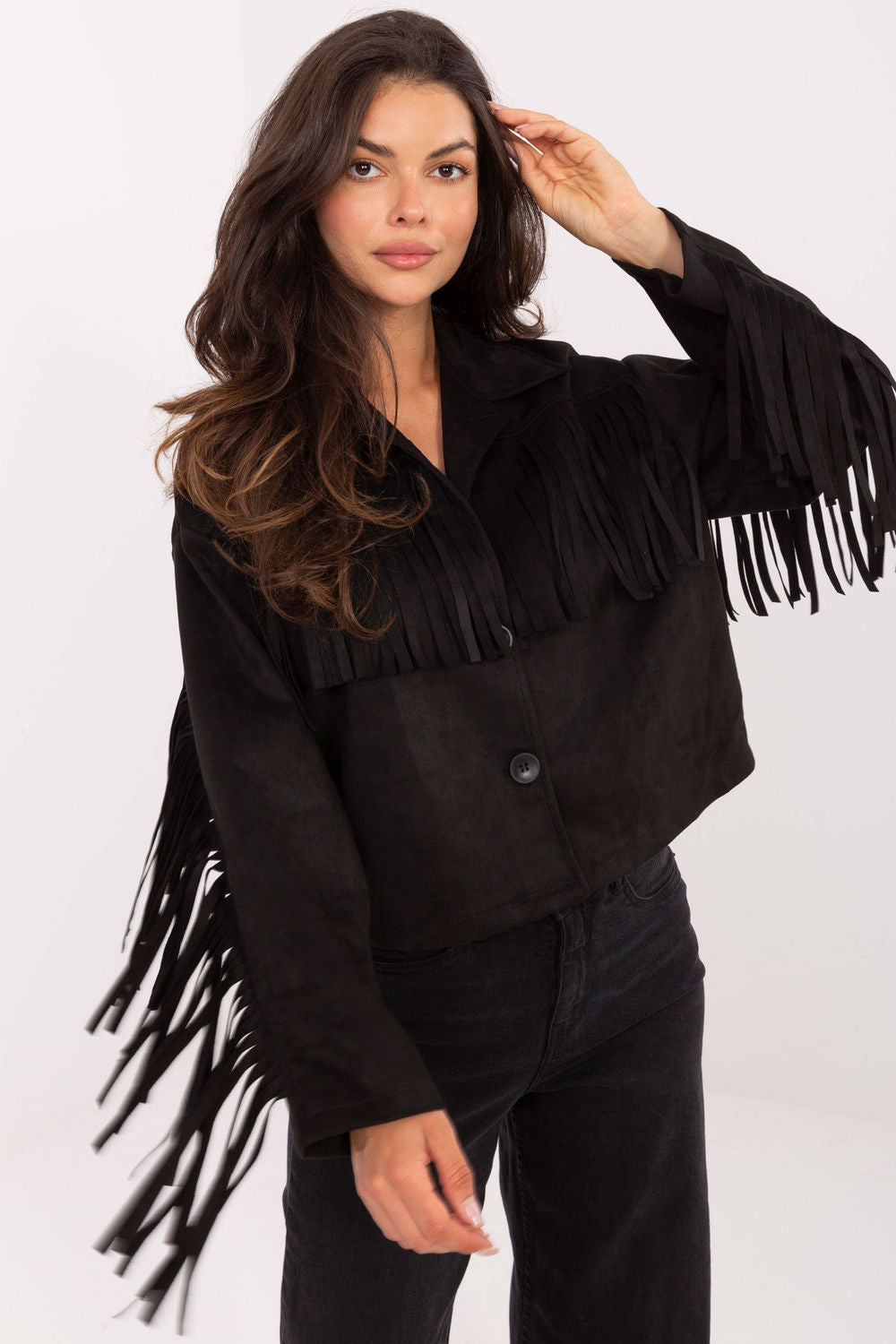 Fringed coat